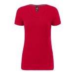 Tričko dámské s hlubším výstřihem Malfini Action V-Neck 701 formula red