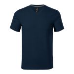 Tričko pánské Malfini Action V-Neck 700 námořní modrá