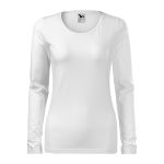 Women's long-sleeved T-shirt Malfini Slim 139 white