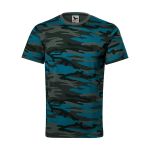 Tričko unisex Malfini Camouflage 144 camouflage petrol