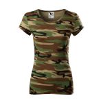 Tričko dámské Malfini Camo Pure C22 camouflage brown