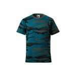 Tričko dětské Malfini Camouflage 149 camouflage petrol