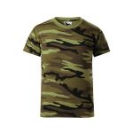 Tričko dětské Malfini Camouflage 149 camouflage green