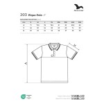 Polokošile pánská Malfini Pique Polo 203 azurově modrá