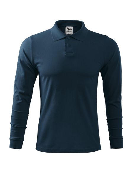 Polokošile pánská dl. rukáv single jersey
