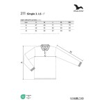 Polokošile pánská dl. rukáv Malfini Single J. LS 211 červená