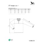 Polokošile pánská dl. rukáv Malfini Single J. LS 211 ebony gray