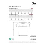 Polokošile dámská Malfini Cotton Heavy 216 královská modrá