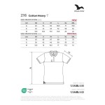 Polokošile dámská Malfini Cotton Heavy 216 červená