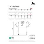 Polokošile dámská Malfini Cotton Heavy 216 dark green