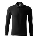 Men's long sleeve polo shirt Malfini Pique Polo LS 221 white