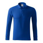 Herren Langarm-Poloshirt Malfini Pique Polo LS 221 weiß