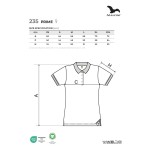 Polokošile dámská Malfini Prime (GOTS) 235 mandlová