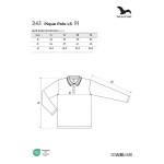 Polokošile dětská dl. rukáv Malfini Pique Polo LS 241 nebesky modrá