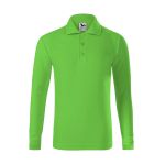 Polokošile dětská dl. rukáv Malfini Pique Polo LS 241 apple green