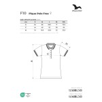 Women's polo shirt Malfini Pique Polo Free F10 white