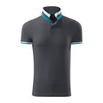 Polokošile pánská Malfini Collar UP 256 light anthracite