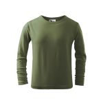 Kinder Langarm T-Shirt Malfini Fit-T LS 121 weiß
