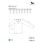Tričko dámské s dlouhým rukávem Malfini FIT-T LS 169 bílá