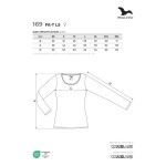 Tričko dámské s dlouhým rukávem Malfini FIT-T LS 169 královská modrá