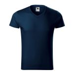 Men's T-shirt Malfini Slim Fit V-Neck 146 white