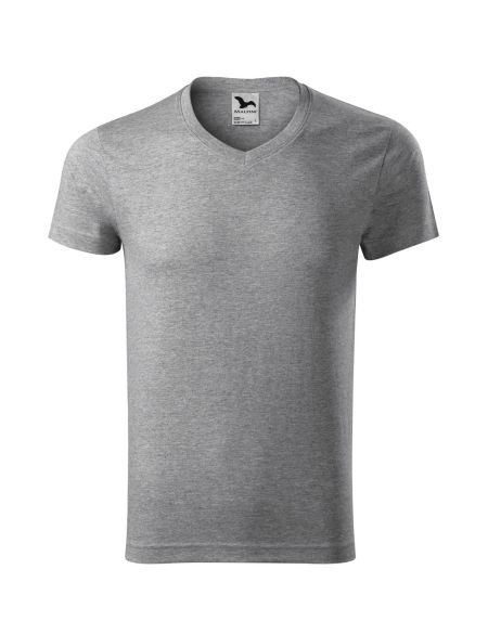Tričko pánské Malfini Slim Fit V-Neck 146 bílá