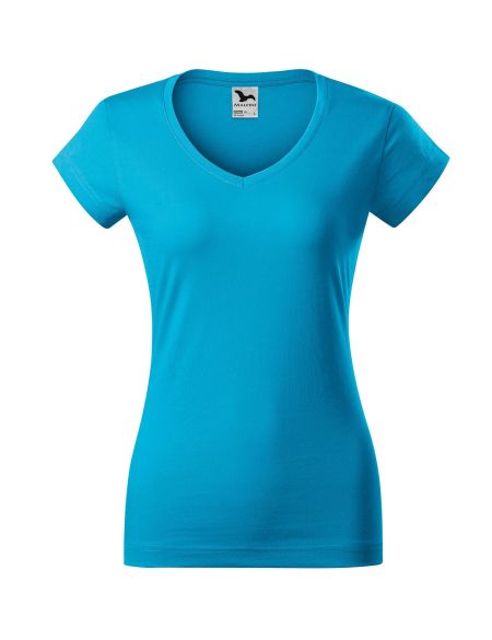Women's T-shirt Malfini Fit V-Neck 162 white