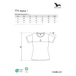 Damen T-Shirt Malfini Native GOTS 174 weiß