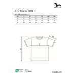 Schnelltrocknendes Herren-T-Shirt Malfini Chance GRS 810 weiß