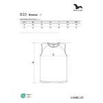 Schnelltrocknendes Herren-Tanktop Malfini Breeze 820 weiß
