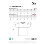 Unisex-T-Shirt Malfini Heavy New Free F37 weiß