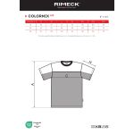 Unisex two-tone T-shirt Malfini Colormix 109 black