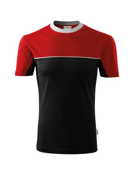 Unisex two-tone T-shirt Malfini Colormix 109 black