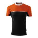 Zweifarbiges Unisex-T-Shirt Malfini Colormix 109 schwarz