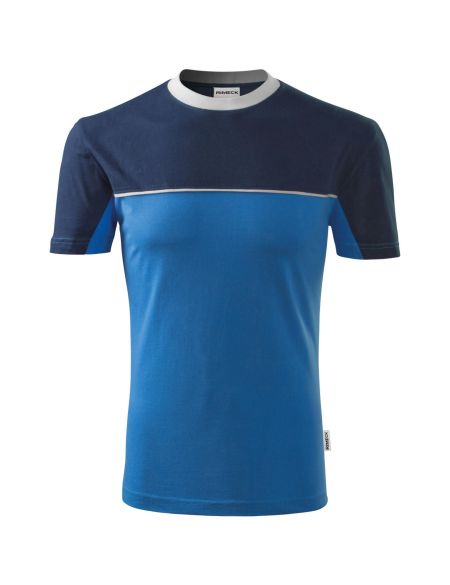 Zweifarbiges Unisex-T-Shirt Malfini Colormix 109 schwarz