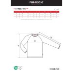 Tričko unisex dlouhý rukáv Malfini Street LS 130 bílá