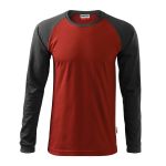 Unisex Langarm T-Shirt Malfini Street LS 130 weiß