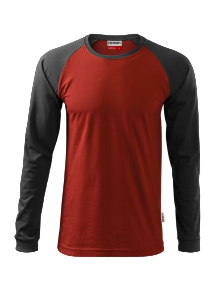Unisex Langarm T-Shirt Malfini Street LS 130 weiß