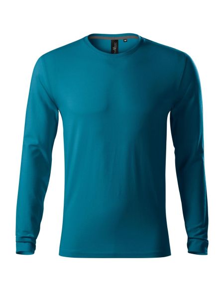 Men's fitted long sleeve T-shirt Malfini Brave 155 white