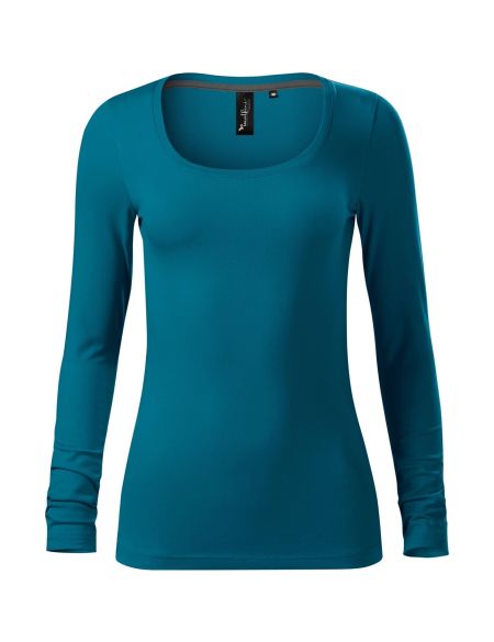 Women's fitted long-sleeved T-shirt Malfini Brave 156 white