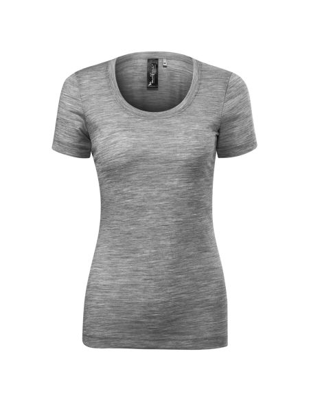 Damen Merinowolle T-Shirt Malfini Merino Rise 158 schwarz