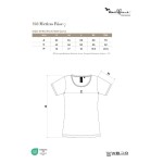 Damen Merinowolle T-Shirt Malfini Merino Rise 158 schwarz