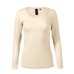Tričko dámské merino dl. rukáv Malfini Merino Rise LS 160 mandlová