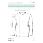 Unisex Langarm-T-Shirt Malfini Progress LS P75 weiß
