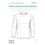 Unisex Langarm-T-Shirt Malfini Progress LS P75 weiß