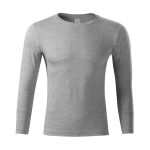 Unisex Langarm-T-Shirt Malfini Progress LS P75 weiß