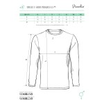 Unisex Langarm-T-Shirt Malfini Progress LS P75 weiß
