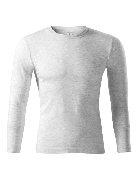 Unisex Langarm-T-Shirt Malfini Progress LS P75 weiß