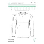 Unisex Langarm-T-Shirt Malfini Progress LS P75 weiß