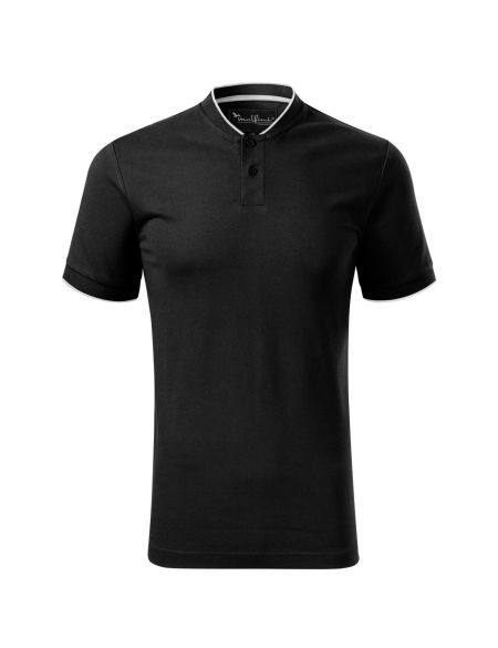 Herren-Poloshirt im Bomberstil Malfini Diamond 273 weiß